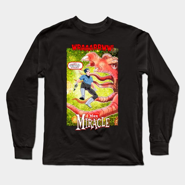 Max Miracle 1 Long Sleeve T-Shirt by Blue Moon Comics Group